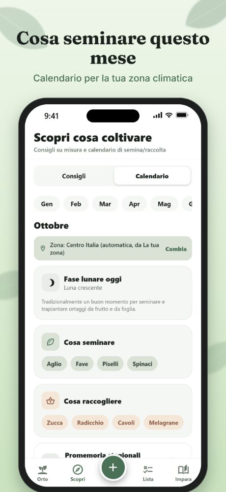 Calendario di semina